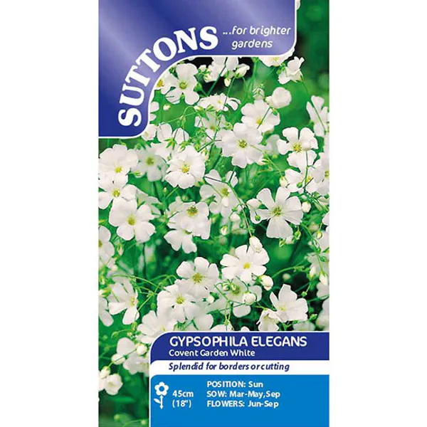 Hovedbilde Gypsophila Covent Garden White -Frø- Brudeslør